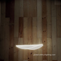 Minimalist Ceiling Light Leaf Shape Acrylic Light Guide LED Pendant Light Factory